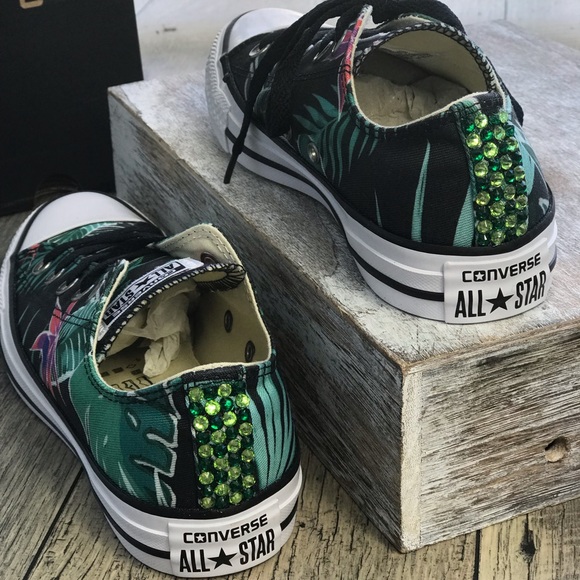 Converse &Crystal Ctas OX Menta/Black W AUTHENTIC - Picture 4 of 8